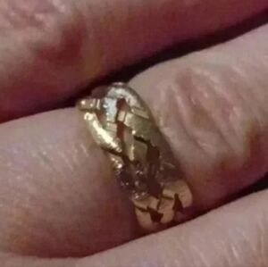 New yellow tone wedding band